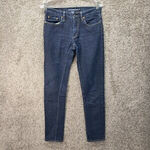Ralph Lauren Sport Thompson 650 Skinny Jeans Dark Wash Indigo Blue Size 27